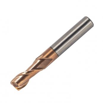VHM Zweischneider Stirnschliff Ø10 | SL40 | S10 | GL100 | Z2 - HRC55